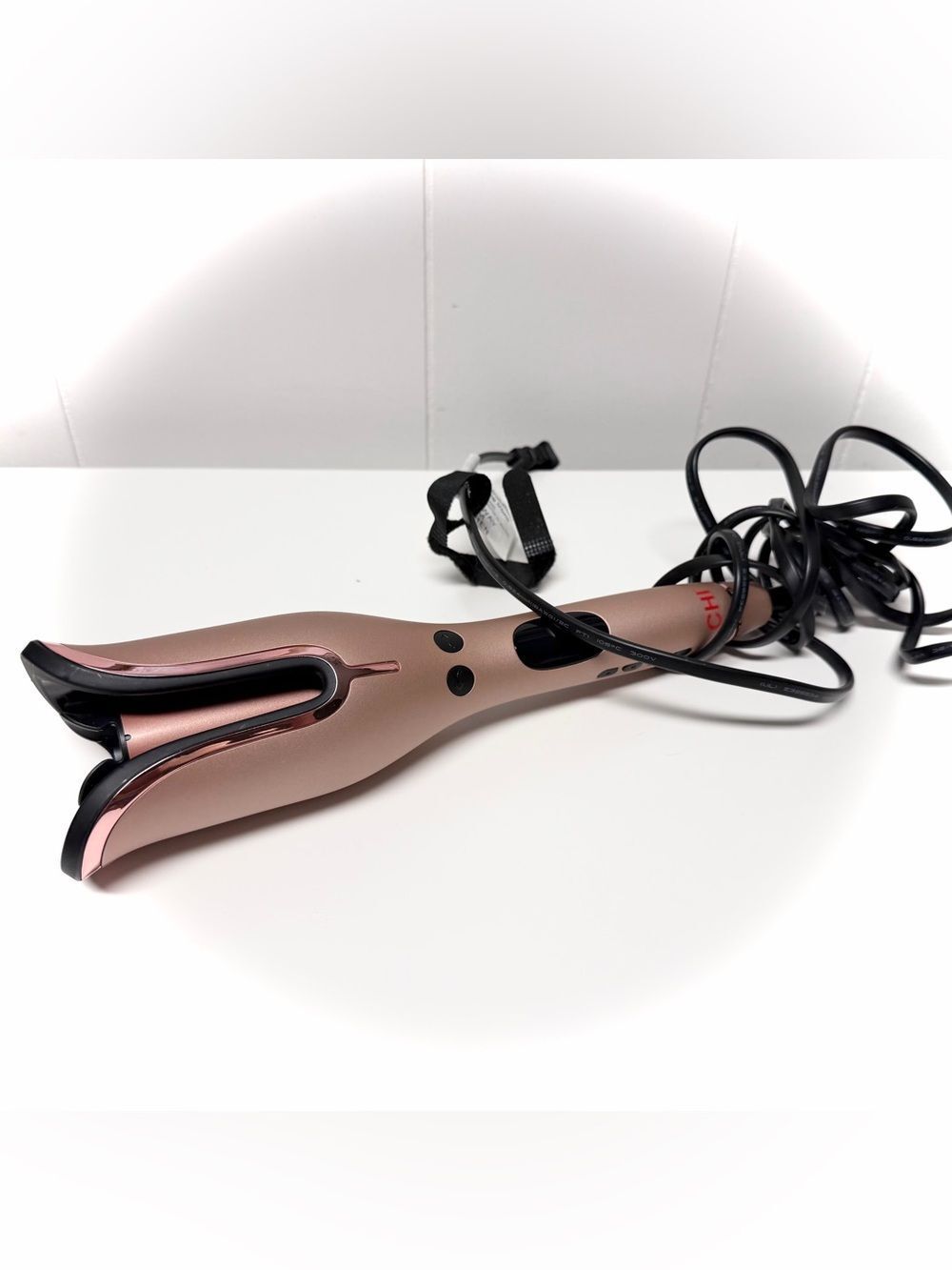 Chi Spin N Curl 1” Ceramic Rotating Curling Iron Rose Gold